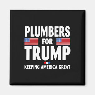 Voor Trump 2024 Keeping America Great US Flag Magneet