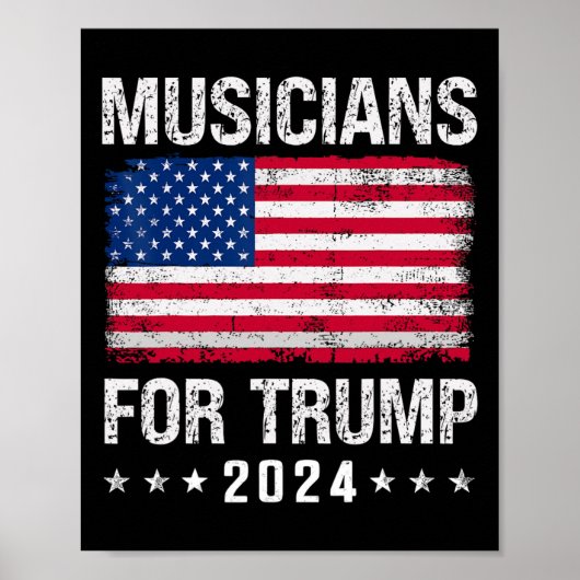 Voor Trump 2024 Poster (Voorkant)