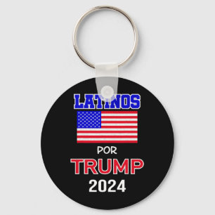 Voor Trump 2024 Pro Trump Gift - Latinos Por Trump Sleutelhanger