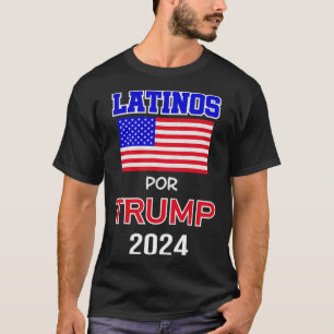 Voor Trump 2024 Pro Trump Gift - Latinos Por Trump T-shirt