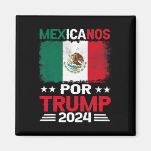 Voor Trump 2024 Pro Trump Gift - Mexicanos Por Tru Magneet
