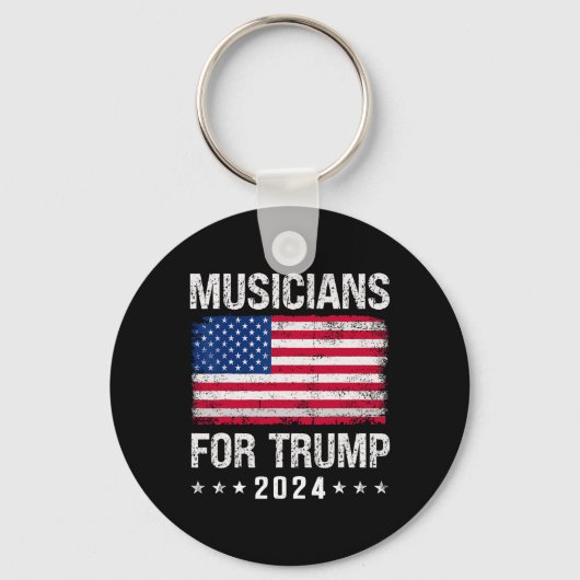 Voor Trump 2024 Sleutelhanger (Voorkant)