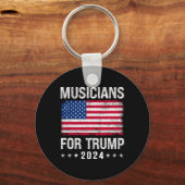 Voor Trump 2024 Sleutelhanger (Voorkant)