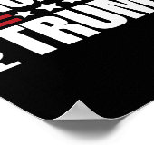 Voor Trump 2024 verkiezingen Conservatieve Republi Poster (Hoek)