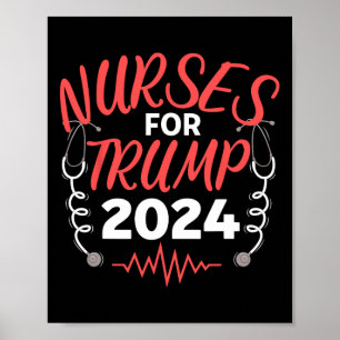 Voor Trump 2024 Verkiezingen Poster