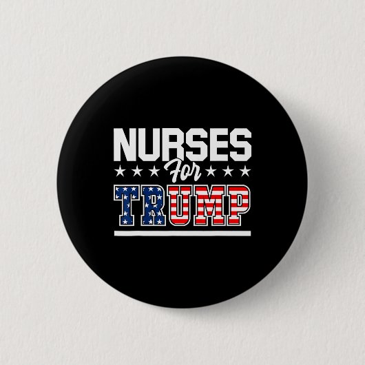 Voor Trump America President 2020 Duty Scrubs Ronde Button 5,7 Cm (Voorkant)