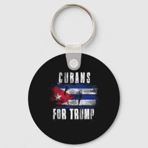 Voor Trump - Amerikaans en Cuba Patriottisch Sleutelhanger