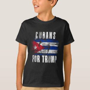Voor Trump - Amerikaans en Cuba Patriottisch T-shirt