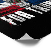 Voor Trump Amerikaanse Dominicaanse Republiek Patr Poster (Hoek)