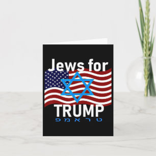 Voor Trump Amerikaanse vlaggenster van David Hebre Kaart