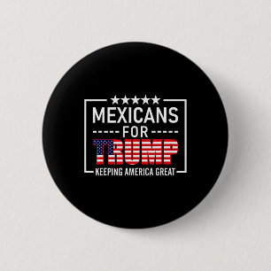 Voor Trump Hispanic Conservative Gift Trump 2020 Ronde Button 5,7 Cm