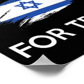 Voor Trump - Jood steun Trump Shirt Poster (Hoek)