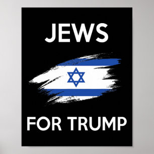 Voor Trump - Jood steun Trump Shirt Poster
