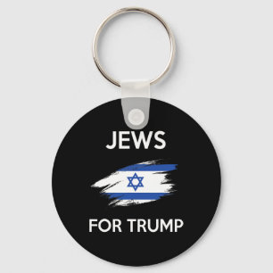Voor Trump - Jood steun Trump Shirt Sleutelhanger