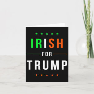 Voor Trump Pro President Donald Trump Supporter GI Kaart