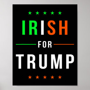 Voor Trump Pro President Donald Trump Supporter GI Poster