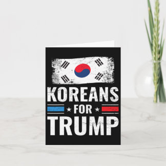 Voor Trump Pro Trump 2020 Supporter Gift Kaart