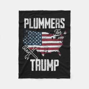 Voor Trump verkiezingsplezier 45 47 Amerikaanse vl Fleece Deken
