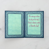 Voor u is een kind geboren feestdagen kaart (Binnen)