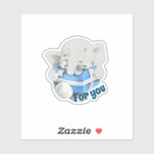 Voor u knipt u vinylstickers sticker (Vel)