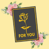 Voor u Liefde, Valentijnsdag Kaart