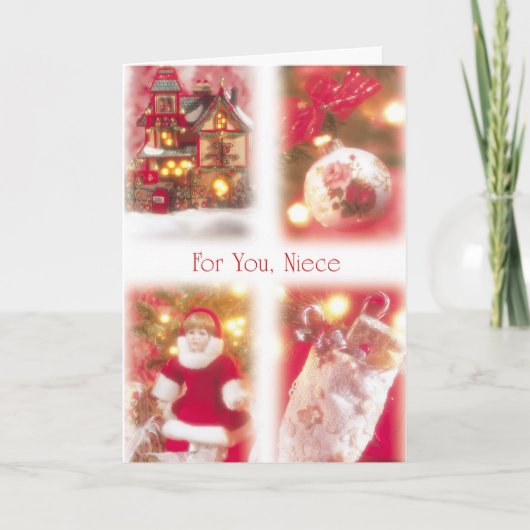 Voor u, Nicht Feestdagen Kaart (Voorkant)