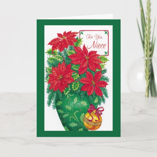 Voor u, Nicht Feestdagen Kaart (Voorkant)