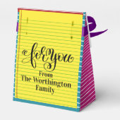 Voor u - zie Achterzijde - Voorkeuren Bedankdoosjes (Achterkant)