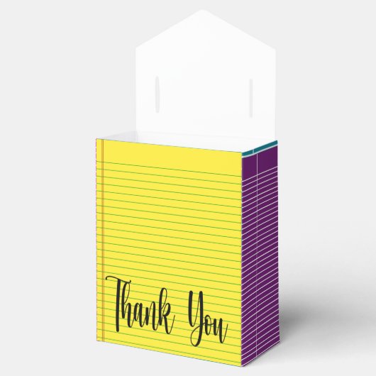 Voor u - zie Achterzijde - Voorkeuren Bedankdoosjes (Geopend)