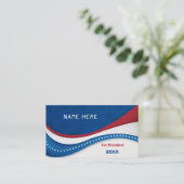 Voor USA President 2016 Visitekaartje (Staand voorkant)