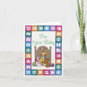 Voor uw Baby Cross Stitch Gift Kaart (Voorkant)