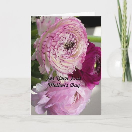 Voor uw eerste Moederdag Kaart (Voorkant)