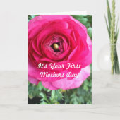 Voor uw eerste Moederdagkaart Kaart (Voorkant)