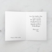 Voor uw eerste Moederdagkaart Kaart (Binnen)