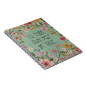 Voor uw eigen zelf zijn ware bloemenNotitieboek - Notitieboek (Rechterzijde)