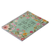 Voor uw eigen zelf zijn ware bloemenNotitieboek - Notitieboek (Linkerzijde)