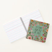 Voor uw eigen zelf zijn ware bloemenNotitieboek - Notitieboek (Binnen)