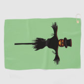 Voor uw enge goede golf spel: Halloween-thema Golfhanddoek (Horizontaal)