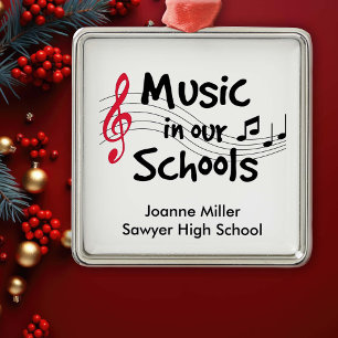 Voor uw favoriete muzikant metalen ornament