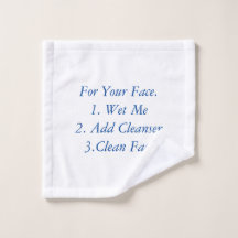 Voor uw gezichtswasdoek