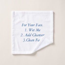 Voor uw gezichtswasdoek  washandje