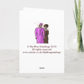 Voor uw huwelijksDag, Gelukwensen Kaart (Achterkant)