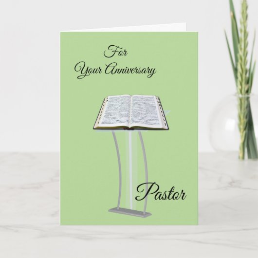 Voor uw Jubileum Pastor Kaart (Voorkant)