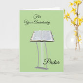 Voor uw Jubileum Pastor Kaart (Gele Bloem)