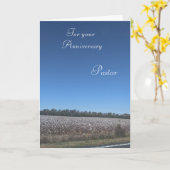 Voor uw Jubileum Pastor Kaart (Gele Bloem)