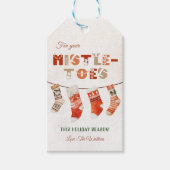 Voor uw Mistle-Toes Christmas Gift Label Cadeaulabel (Voorkant)