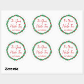 Voor uw Mistle Toes Labels, cadeau Labels, kerst Ronde Sticker (Vel)