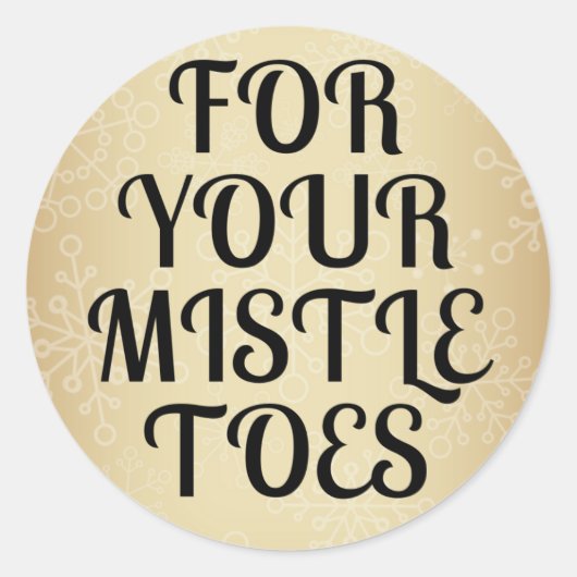 Voor uw Mistle Toes Sticker voor Nail Gifts (Voorkant)