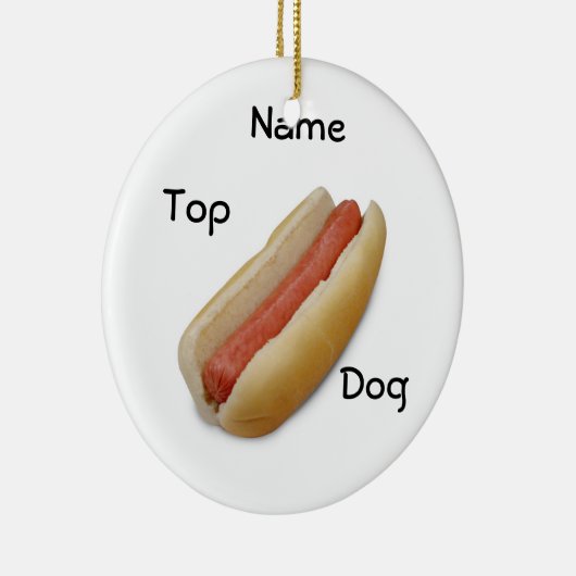 VOOR UW "TOP DOG"-ORNAMENT KERAMISCH ORNAMENT (Rechts)