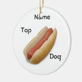 VOOR UW "TOP DOG"-ORNAMENT KERAMISCH ORNAMENT (Links)